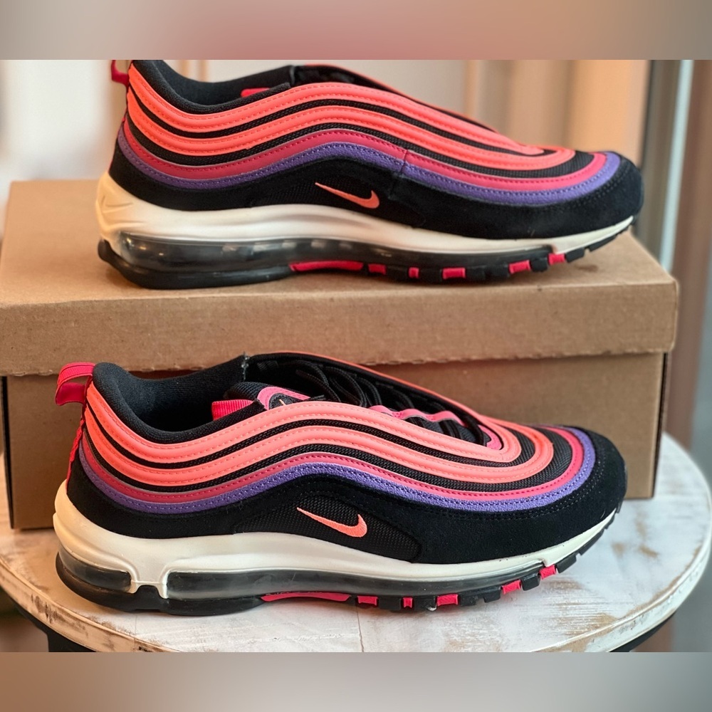 Nike Air Max 97 Sunset size 8.5 VNDS Colorful black sneakers